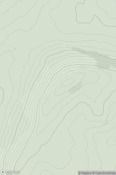 Thumbnail image for Callow Hill [Shropshire] showing contour plot for surrounding peak